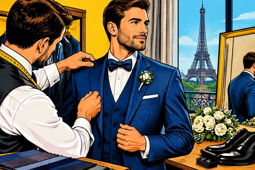 Costume sur mesure Paris mariage : comment choisir la tenue parfaite pour le grand jour